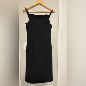 White House Black Market Strapless Black Dress